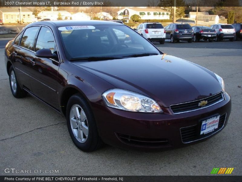 Bordeaux Red / Ebony Black 2007 Chevrolet Impala LT