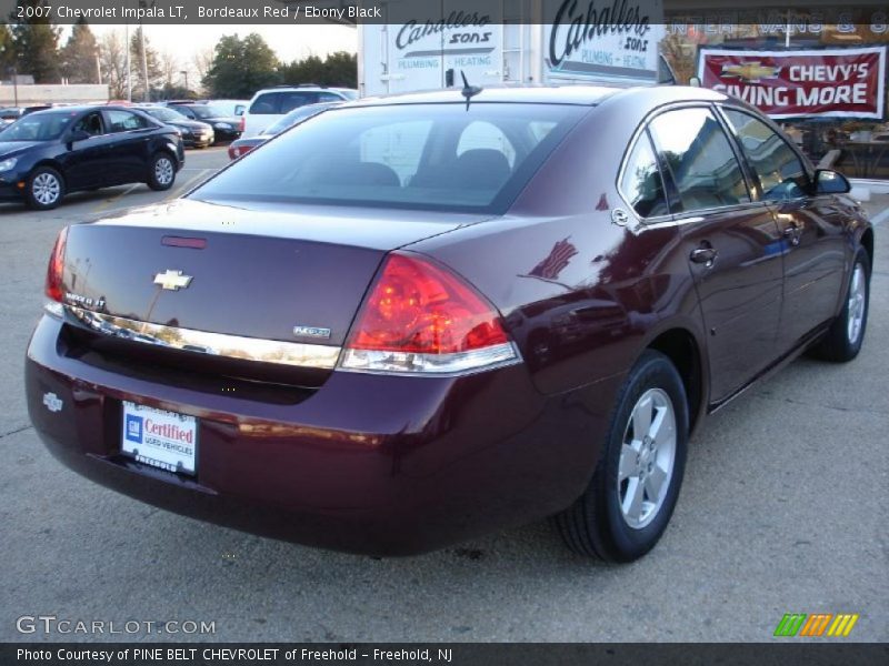 Bordeaux Red / Ebony Black 2007 Chevrolet Impala LT
