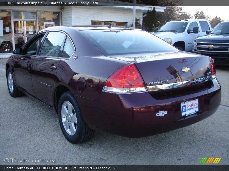 Bordeaux Red / Ebony Black 2007 Chevrolet Impala LT