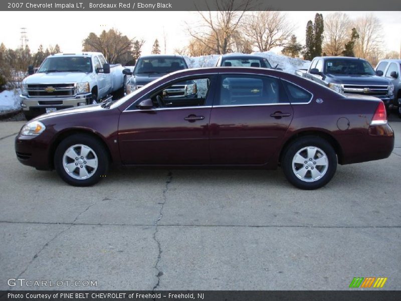 Bordeaux Red / Ebony Black 2007 Chevrolet Impala LT