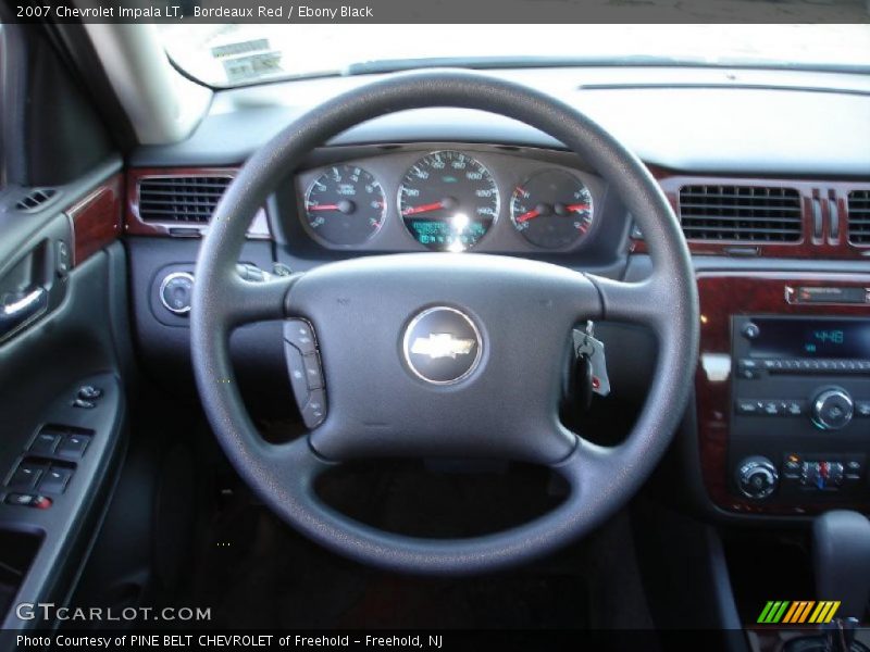 Bordeaux Red / Ebony Black 2007 Chevrolet Impala LT