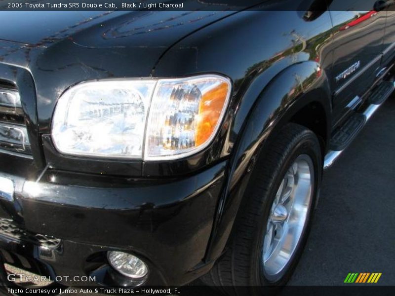 Black / Light Charcoal 2005 Toyota Tundra SR5 Double Cab
