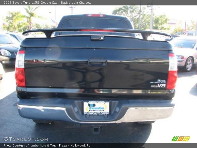Black / Light Charcoal 2005 Toyota Tundra SR5 Double Cab