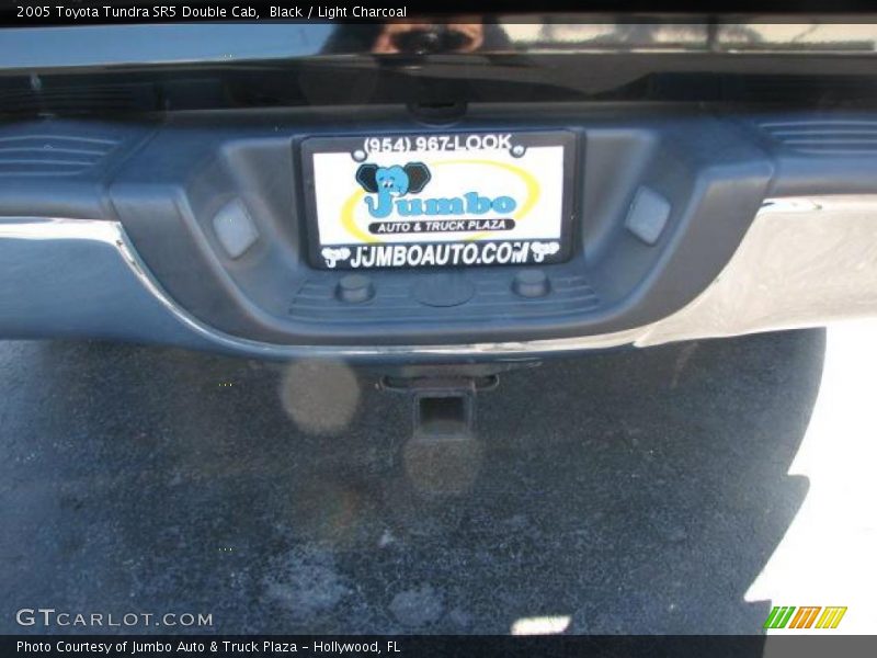 Black / Light Charcoal 2005 Toyota Tundra SR5 Double Cab