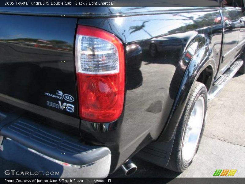 Black / Light Charcoal 2005 Toyota Tundra SR5 Double Cab