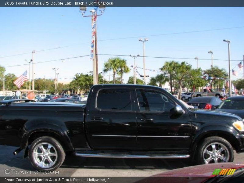Black / Light Charcoal 2005 Toyota Tundra SR5 Double Cab