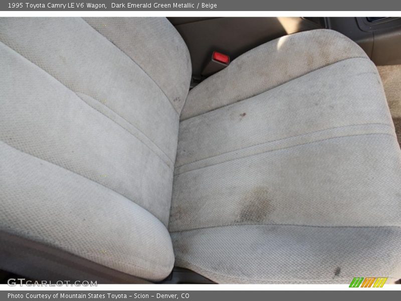 Dark Emerald Green Metallic / Beige 1995 Toyota Camry LE V6 Wagon