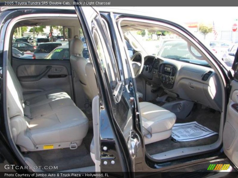 Black / Light Charcoal 2005 Toyota Tundra SR5 Double Cab