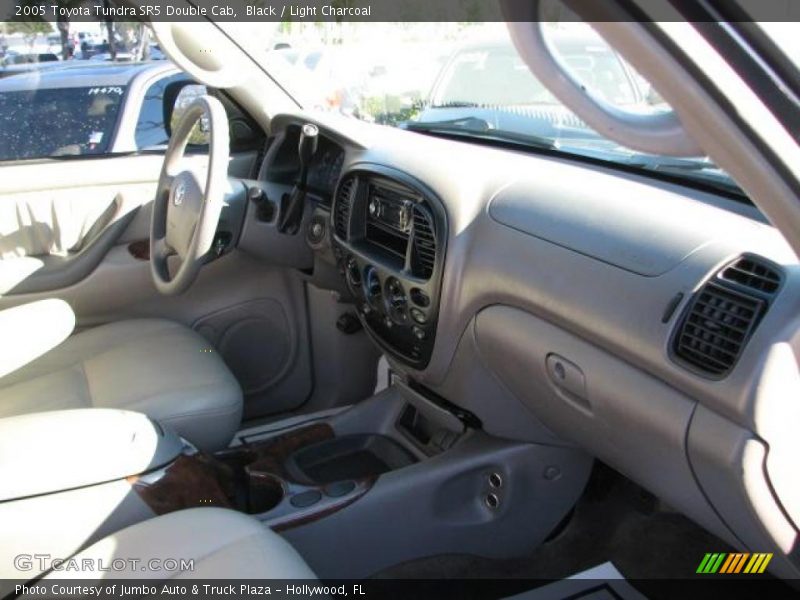 Black / Light Charcoal 2005 Toyota Tundra SR5 Double Cab