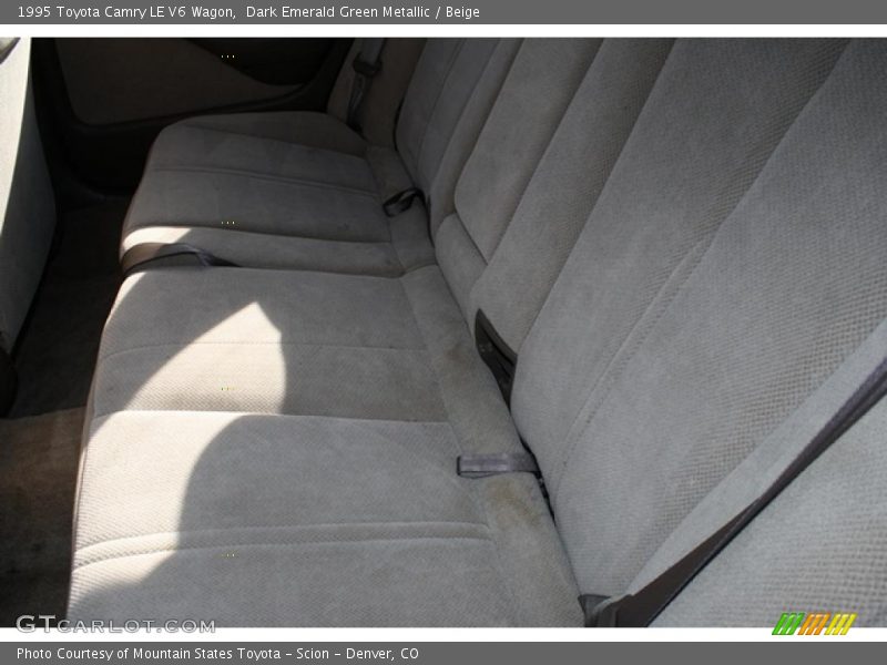 Dark Emerald Green Metallic / Beige 1995 Toyota Camry LE V6 Wagon