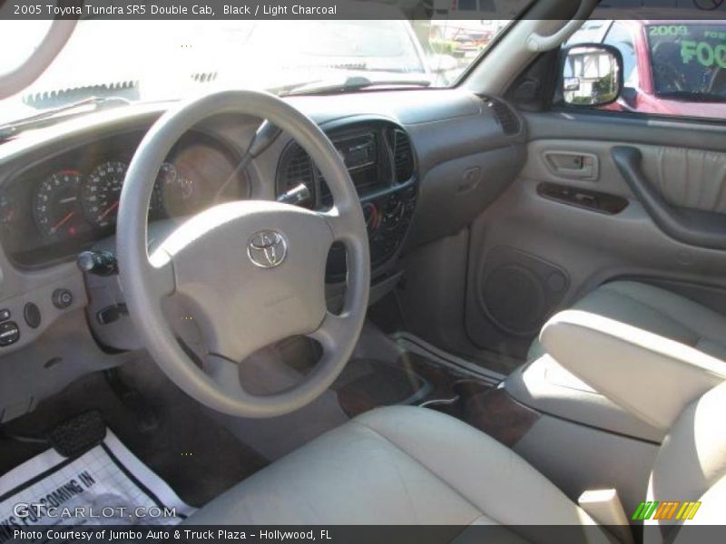 Black / Light Charcoal 2005 Toyota Tundra SR5 Double Cab