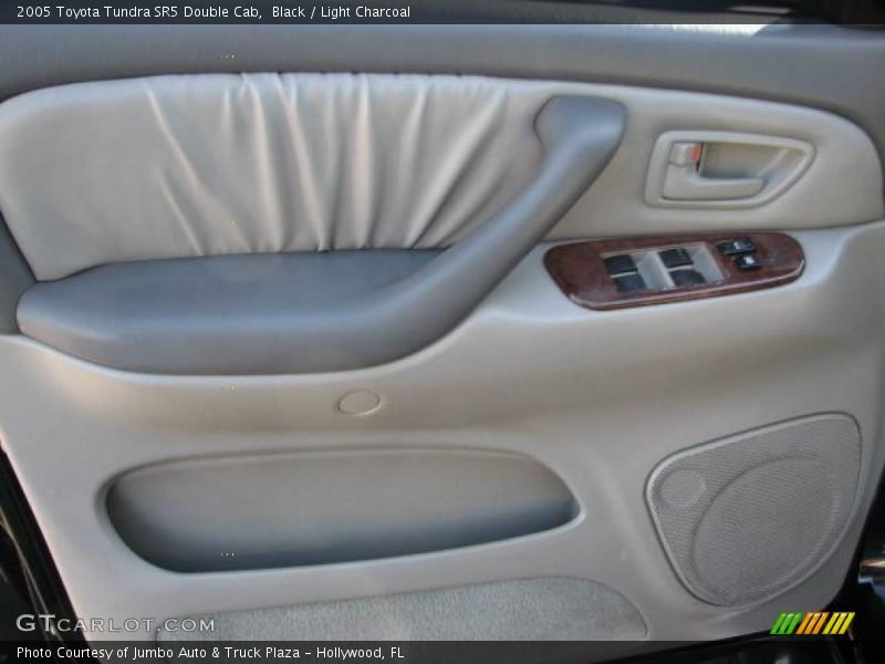 Black / Light Charcoal 2005 Toyota Tundra SR5 Double Cab