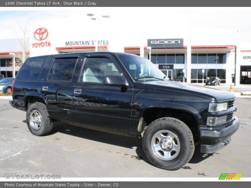 Onyx Black / Gray 1996 Chevrolet Tahoe LT 4x4