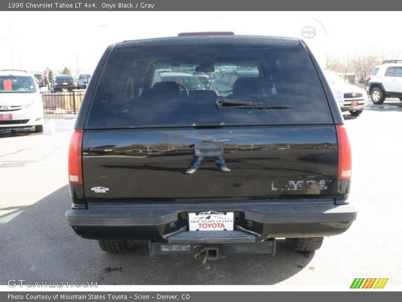 Onyx Black / Gray 1996 Chevrolet Tahoe LT 4x4