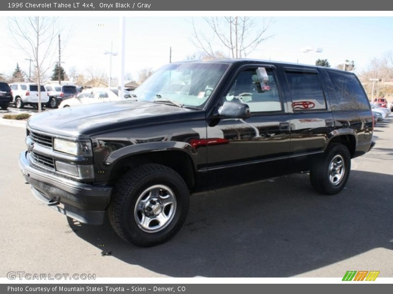 Onyx Black / Gray 1996 Chevrolet Tahoe LT 4x4