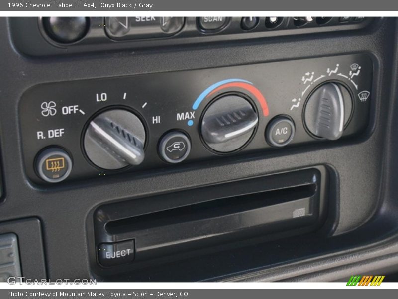 Onyx Black / Gray 1996 Chevrolet Tahoe LT 4x4