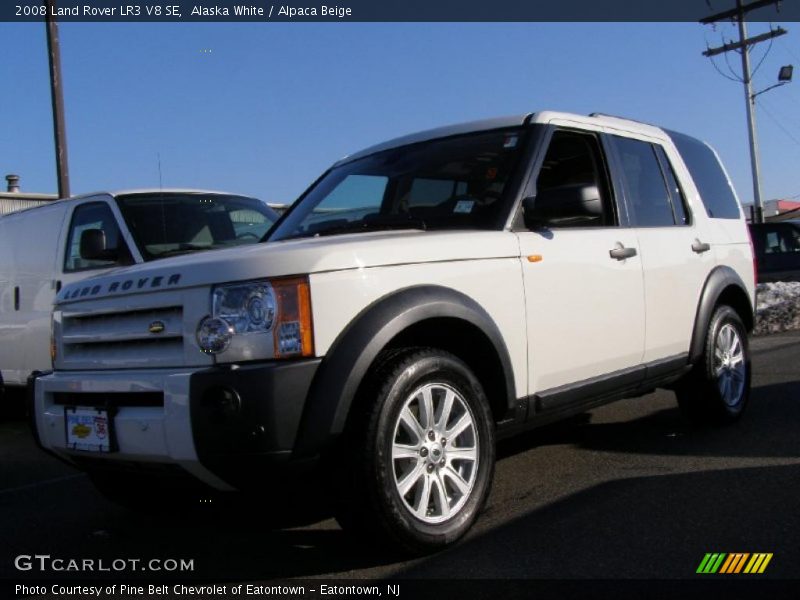 Alaska White / Alpaca Beige 2008 Land Rover LR3 V8 SE