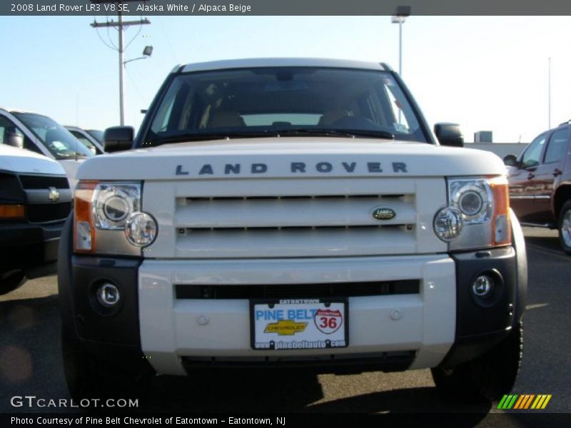 Alaska White / Alpaca Beige 2008 Land Rover LR3 V8 SE