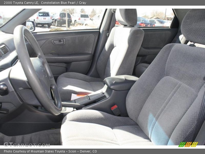 Constellation Blue Pearl / Gray 2000 Toyota Camry LE