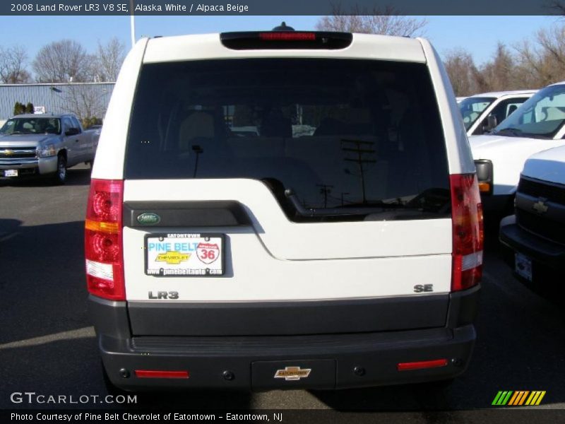 Alaska White / Alpaca Beige 2008 Land Rover LR3 V8 SE