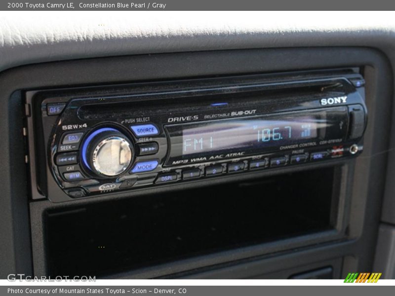 Constellation Blue Pearl / Gray 2000 Toyota Camry LE