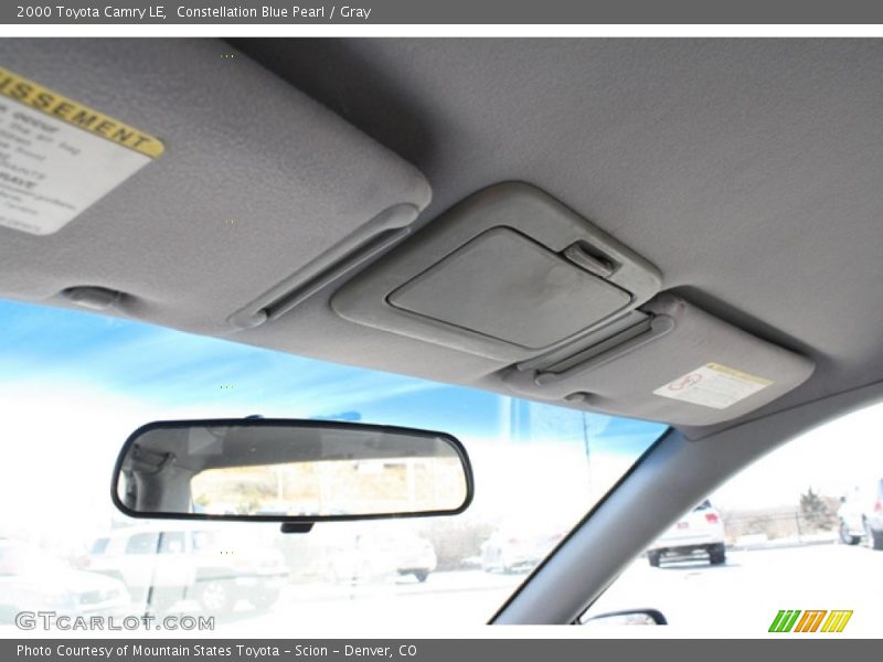 Constellation Blue Pearl / Gray 2000 Toyota Camry LE
