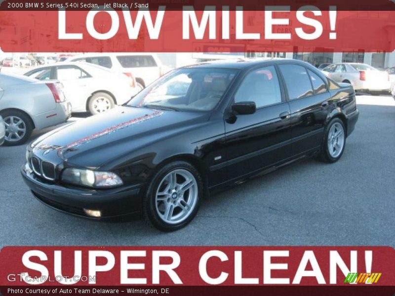 Jet Black / Sand 2000 BMW 5 Series 540i Sedan