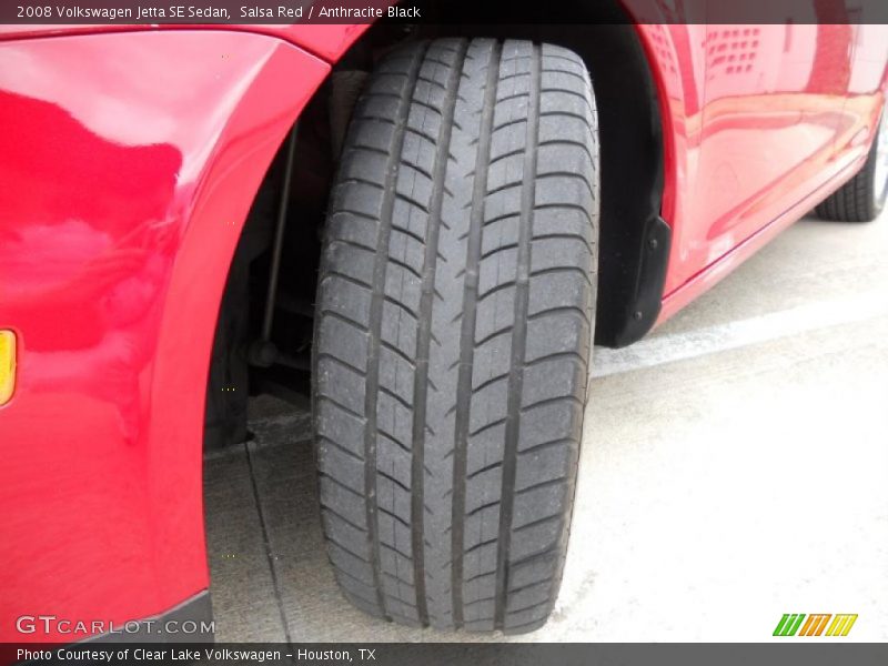 Salsa Red / Anthracite Black 2008 Volkswagen Jetta SE Sedan