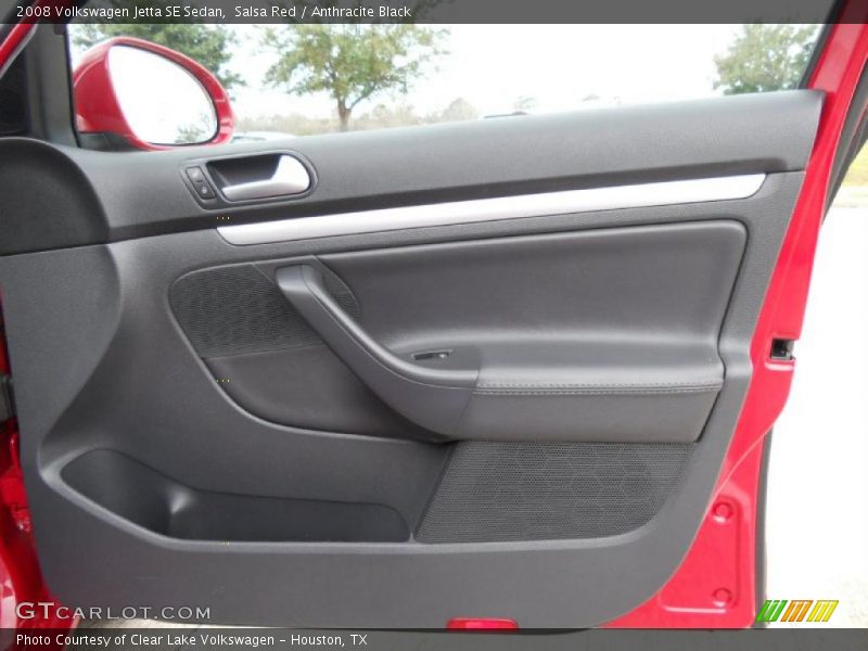 Salsa Red / Anthracite Black 2008 Volkswagen Jetta SE Sedan