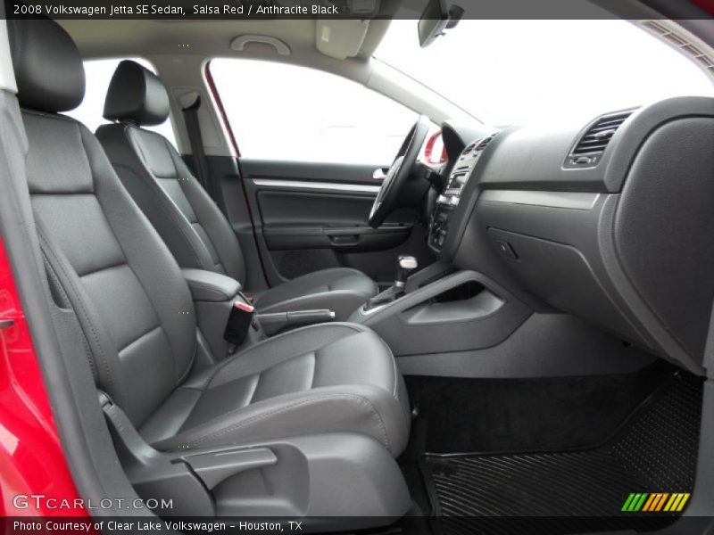 Salsa Red / Anthracite Black 2008 Volkswagen Jetta SE Sedan