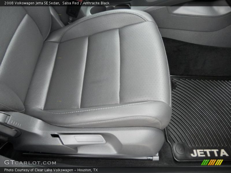 Salsa Red / Anthracite Black 2008 Volkswagen Jetta SE Sedan