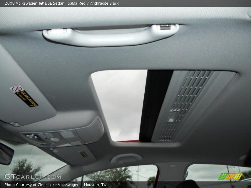 Salsa Red / Anthracite Black 2008 Volkswagen Jetta SE Sedan