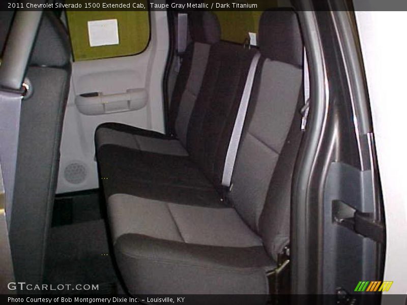 Taupe Gray Metallic / Dark Titanium 2011 Chevrolet Silverado 1500 Extended Cab