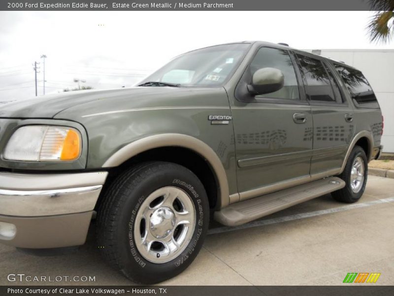 Estate Green Metallic / Medium Parchment 2000 Ford Expedition Eddie Bauer