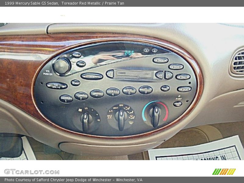 Toreador Red Metallic / Prairie Tan 1999 Mercury Sable GS Sedan