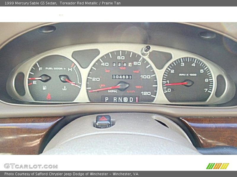  1999 Sable GS Sedan GS Sedan Gauges