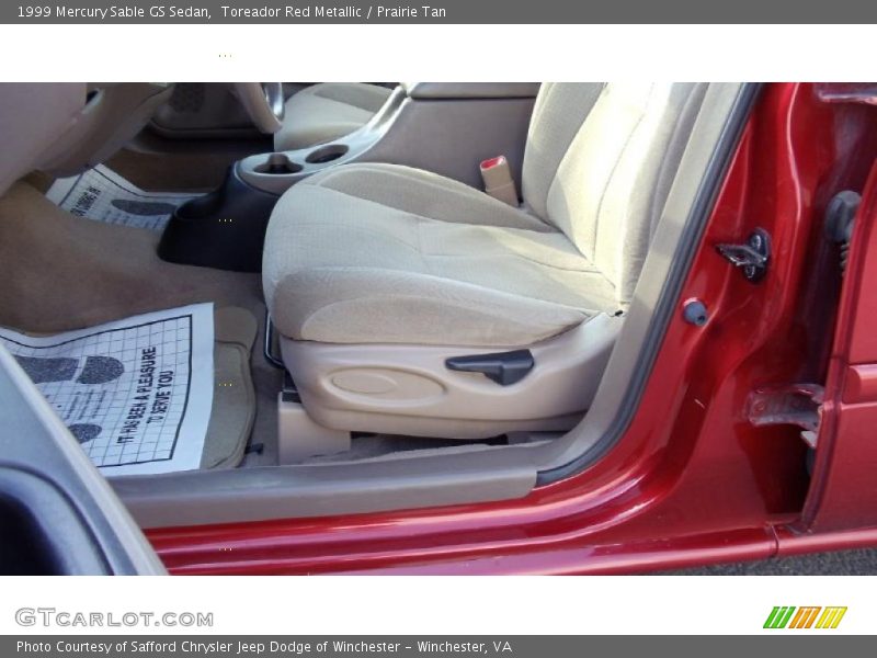 Toreador Red Metallic / Prairie Tan 1999 Mercury Sable GS Sedan