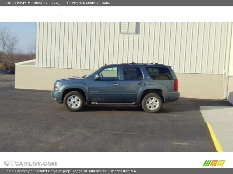 Blue Granite Metallic / Ebony 2008 Chevrolet Tahoe Z71 4x4