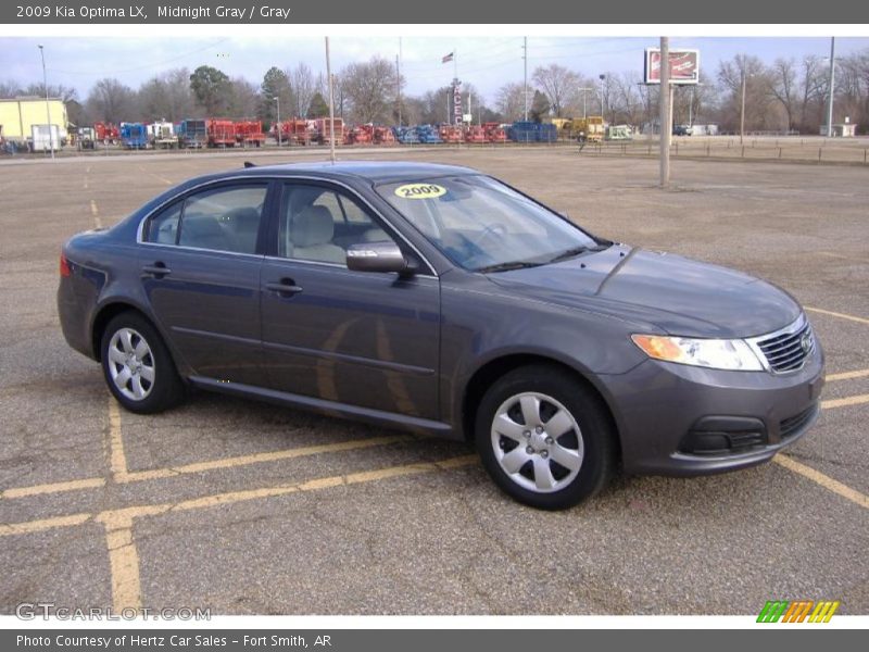 Midnight Gray / Gray 2009 Kia Optima LX