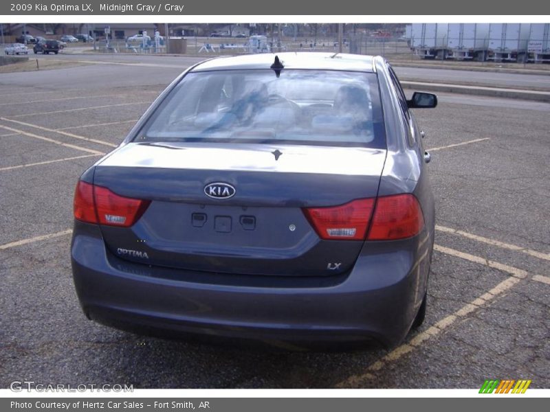 Midnight Gray / Gray 2009 Kia Optima LX