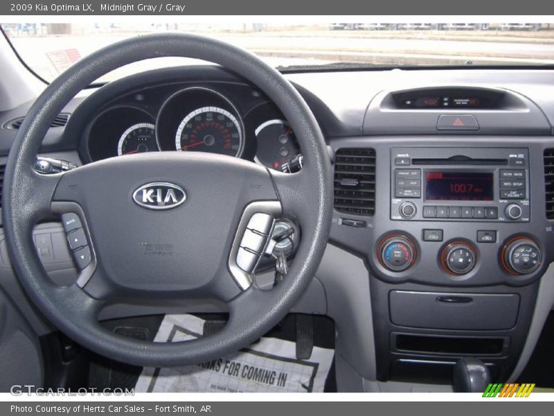 Midnight Gray / Gray 2009 Kia Optima LX
