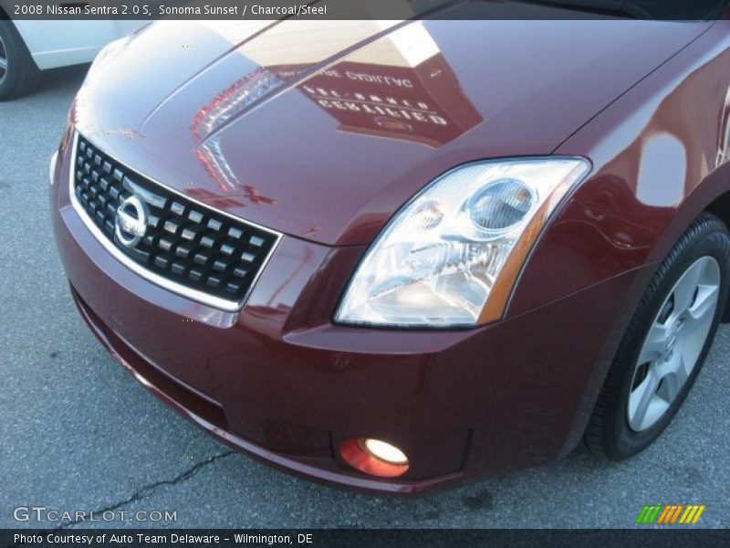 Sonoma Sunset / Charcoal/Steel 2008 Nissan Sentra 2.0 S