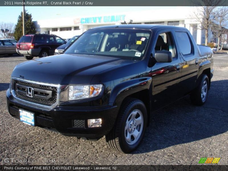 Crystal Black Pearl / Gray 2011 Honda Ridgeline RT