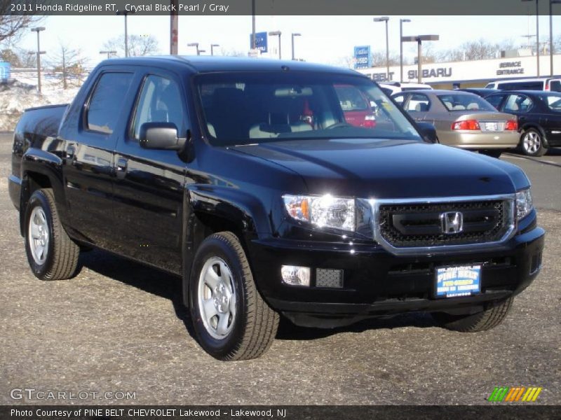 Crystal Black Pearl / Gray 2011 Honda Ridgeline RT