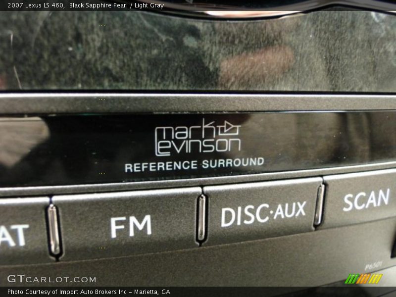 Black Sapphire Pearl / Light Gray 2007 Lexus LS 460