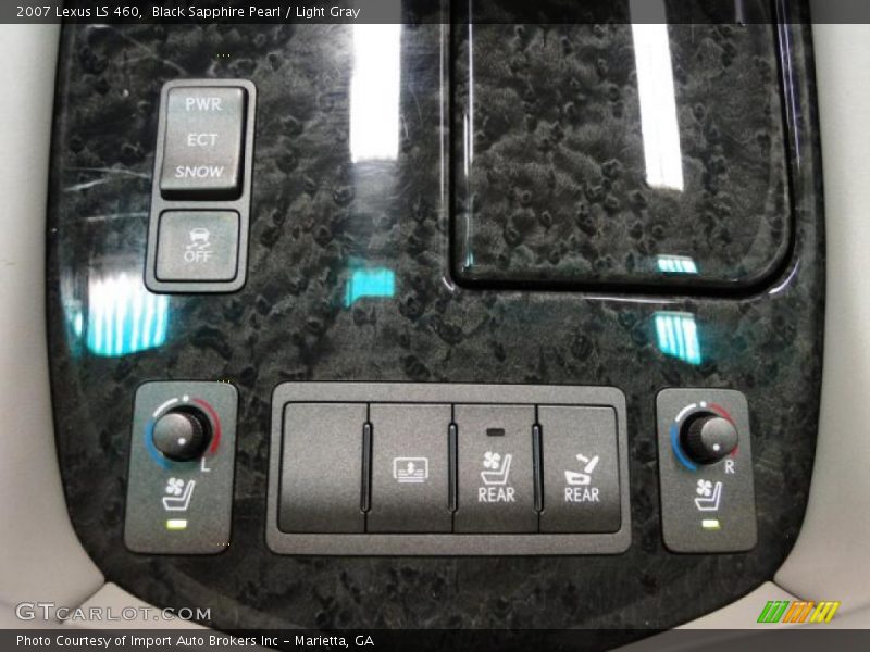 Black Sapphire Pearl / Light Gray 2007 Lexus LS 460