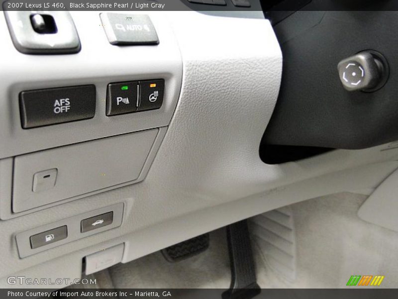 Black Sapphire Pearl / Light Gray 2007 Lexus LS 460