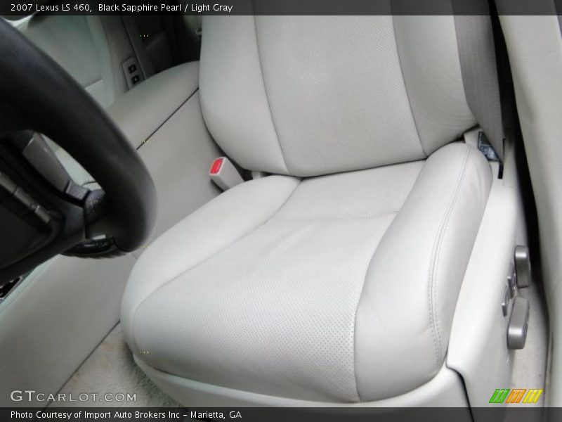 Black Sapphire Pearl / Light Gray 2007 Lexus LS 460