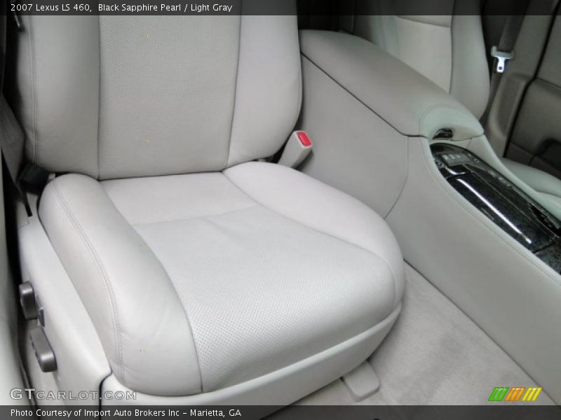 Black Sapphire Pearl / Light Gray 2007 Lexus LS 460