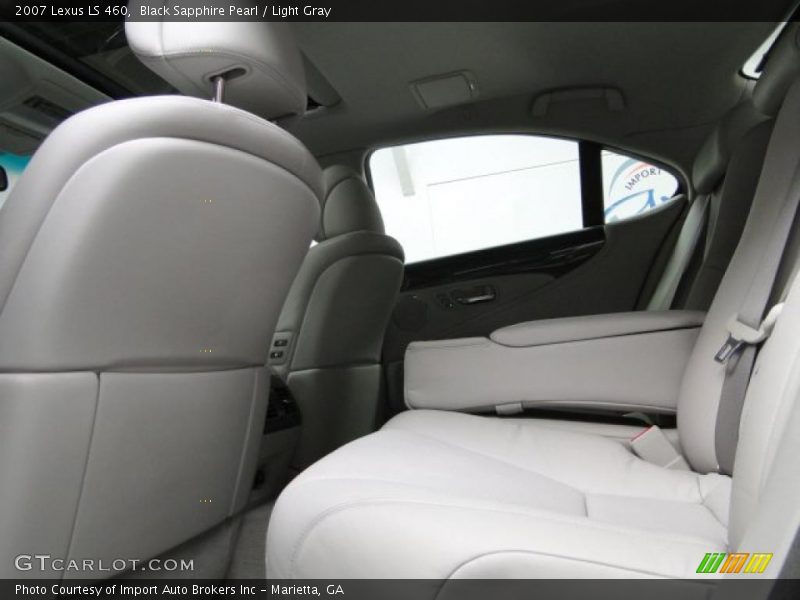 Black Sapphire Pearl / Light Gray 2007 Lexus LS 460